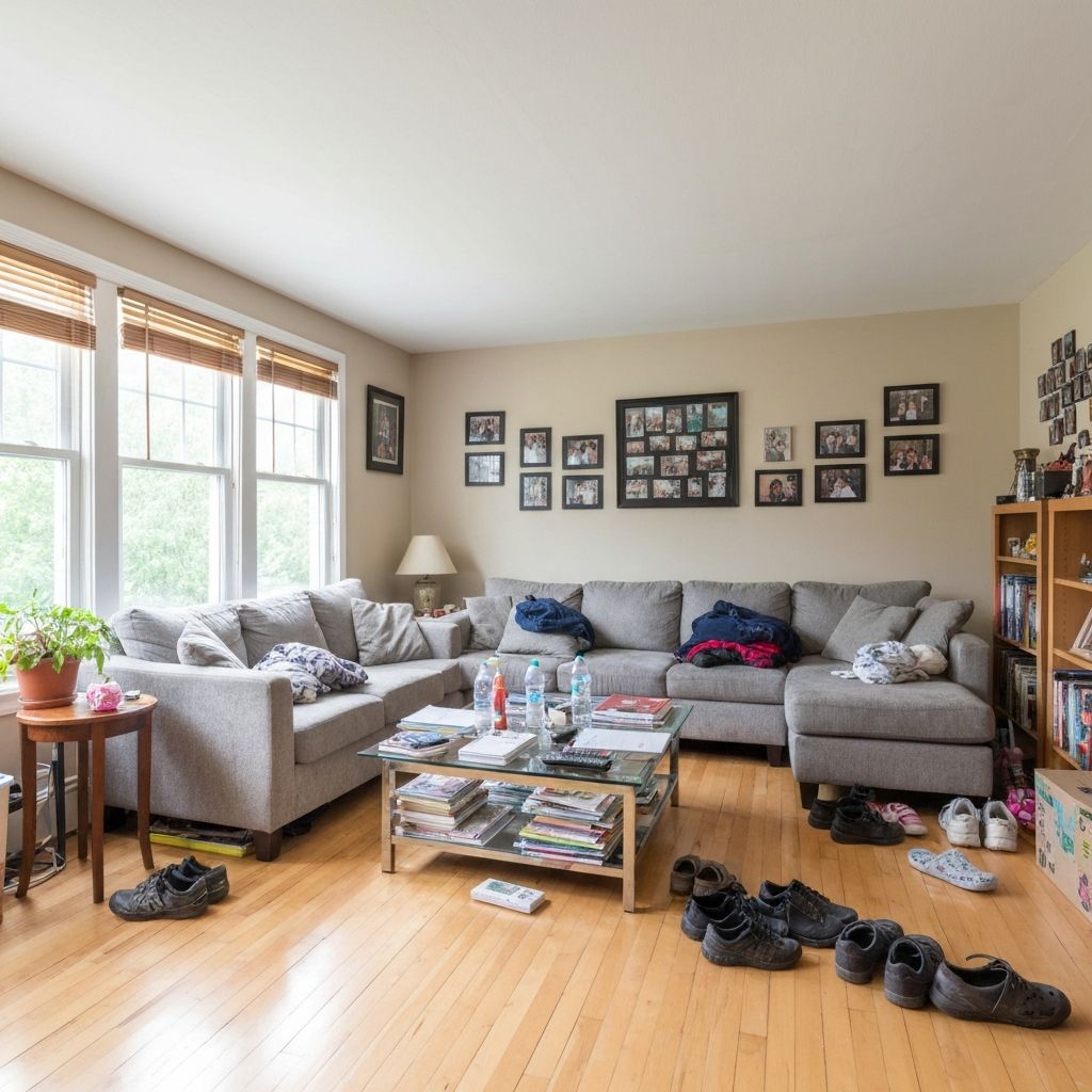 Listing Prep – Living Room - Before